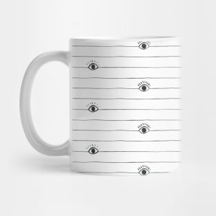 Eyeballs with half lashes Mug